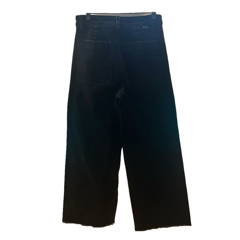 BILLABONG WOMEN'S FREE FALL WIDE LEG JEANS BLACK SIZE 29